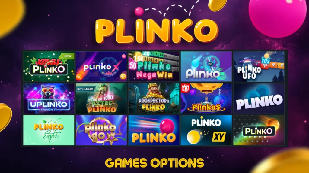 Игровое поле Plinko с низким риском